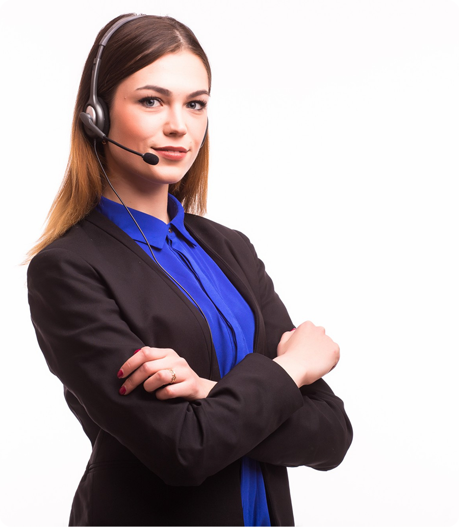A person with a megaphone next to a laptop with envelopes